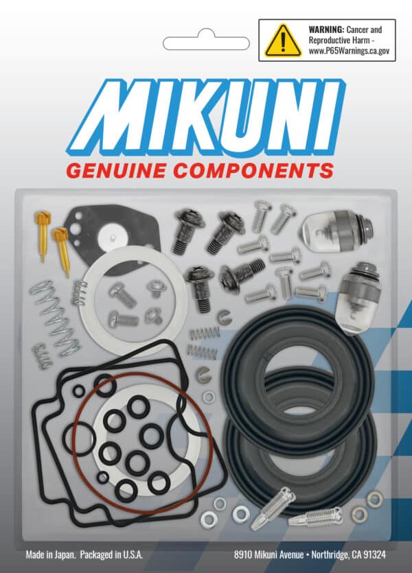 Mikuni Carburetor Rebuild Kit for Yamaha Raptor 660 ATVs with Twin Carburetors