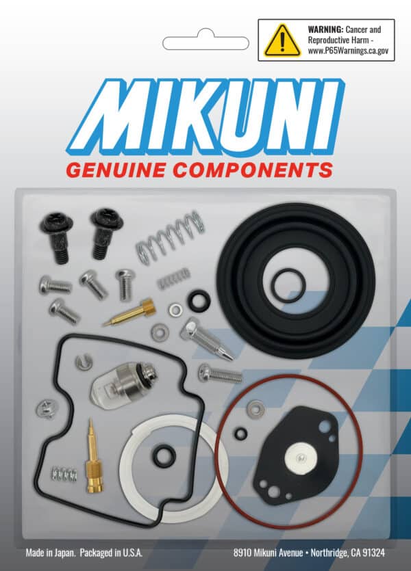 Mikuni Carburetor Rebuild Kit for Yamaha ATVs with Mikuni BSR33 Carburetors