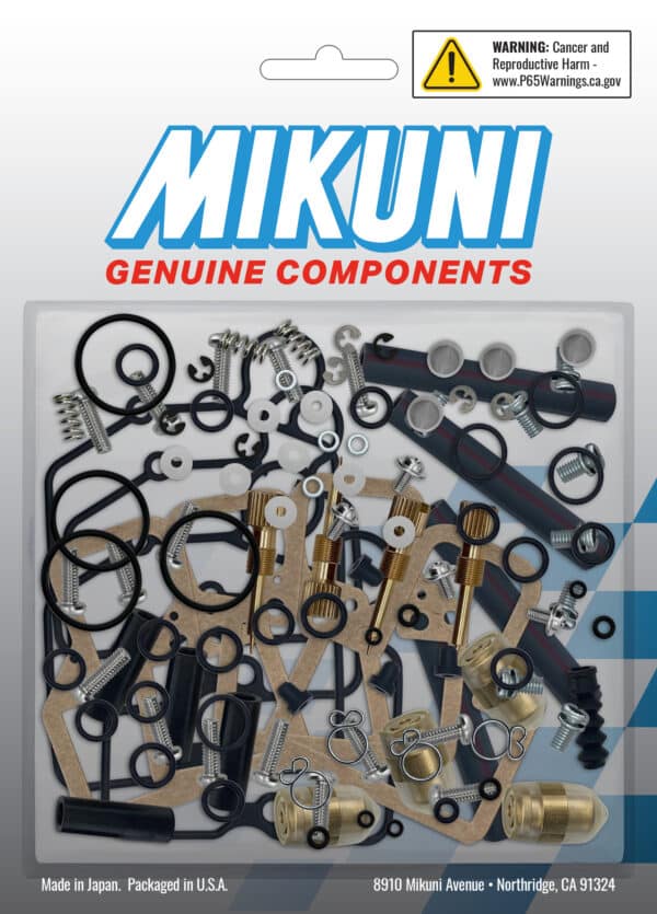 Mikuni Carburetor Rebuild Kit for Mikuni RS 4 Carburetor Assemblies