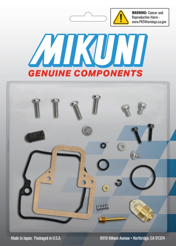 Mikuni Carburetor Rebuild Kit for Ski-Doo Snowmobiles with Mikuni TM Carburetors