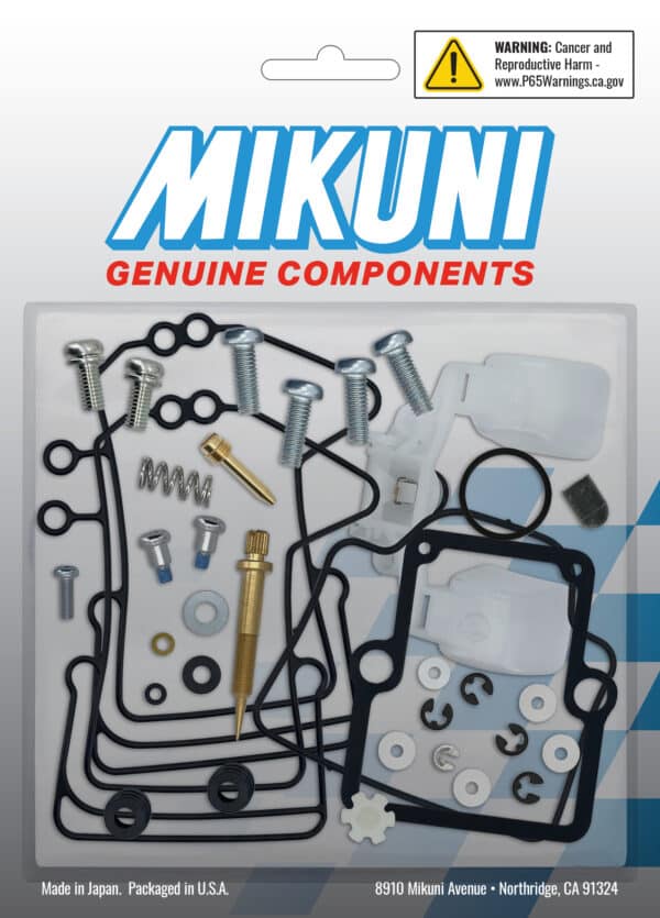 Mikuni Carburetor Rebuild Kit for Arctic Cat & Polaris Snowmobiles with Mikuni TM38 Carburetors