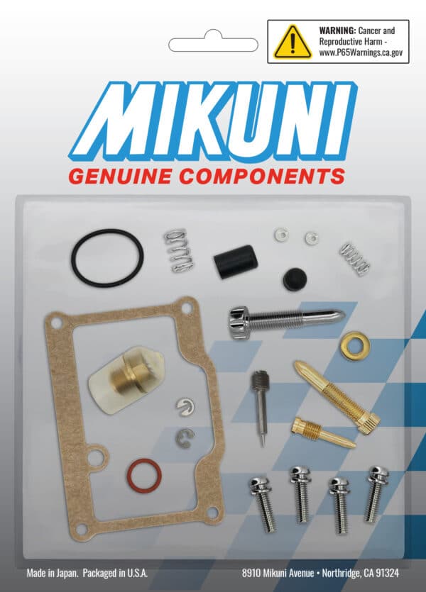 Mikuni Carburetor Rebuild Kit for Arctic Cat & Polaris Snowmobiles with Mikuni VM34 Carburetors